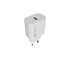 Natec Ribera 18W USB-A, baltas