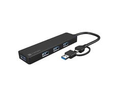 Natec USB 3.0 HUB, Mayfly, 4-Port, Juodas | Natec | USB 3.0 HUB, Mayfly, 4-Port | Moth NHU-1342 | Juodas | 0.15 m