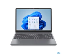 Nešiojamas kompiuteris Lenovo IdeaPad Slim 3 16IRH10 | Luna Pilkas | 16 " | IPS | WUXGA | 1920 x 1200 pikselių | Anti-glare | Intel Core i5 | i5-13420H | 8 GB | Soldered DDR5 | Solid-state drive capacity 512 GB | Intel UHD Graphics | Windows 11 Home | 802.11ax | Bluetooth versija 5.2 | Klaviatūros kalba: anglų | Klaviatūros apšvietimas | Garantija 24 mėn. | Baterija warranty 12 mėn.