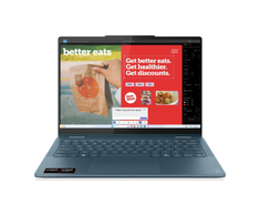 Nešiojamas kompiuteris Lenovo Yoga 7 2-in-1 14AKP10 14 WUXGA Touch AMD AI R7 350/16GB/512GB/AMD Radeon 860M Graphics/WIN11 Home/ENG Klaviatūra su pašvietimu/Tidal Teal/2Y Warra | Lenovo Yoga (w/o 65W Power adapter) 7 2-in-1 14AKP10 | Tidal Teal | 14 " | OLED | Jutiklinis ekranas | WUXGA | 1920 x 1200 pikselių | 60 Hz | Glossy | AMD Ryzen AI 7 | 350 | 16 GB | LPDDR5 | Solid-state drive capacity 512 GB | AMD Radeon Graphics | Windows Home 11 | 802.11be | Bluetooth versija 5.4 | Klaviatūros kalba: US international | Klaviatūros apšvietimas | Garantija 24 mėn. | Baterija warranty 12 mėn.