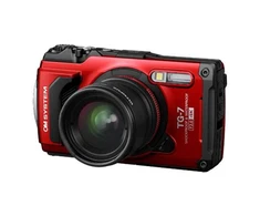 Olympus Olimpas | Skaitmeninis fotoaparatas | TG-7 | 12 MP | ISO jautrumas (maks.) 12800 | Ekrano įstrižainė 3,0" | Vaizdo įrašymas | Wi-Fi | TTL iESP automatinis fokusavimas su kontrasto aptikimu | 1/2,33" CMOS | Raudona