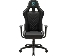 „Onex“ PVC; Nailoniniai ratukai; Metalas | Žaidimų kėdės | GX220 AIR serija | Juodas
