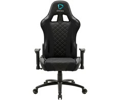 Onex PVC; Nailoniniai ratukai; Metalas | Onex | Žaidimų kėdės | GX330 serija | Juodas