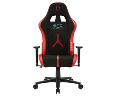 ONEX STC Alcantara L serijos žaidimų kėdė - juodos ir raudonos spalvos su „AirSuede“ mikropluošto medžiagomis