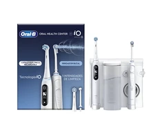 Braun Oral-B Elektrinis dantų šepetėlis | iO6 &amp; OxyJet | Įkraunamas | Suaugusiems | Šepetėlių skaičius galvutės įeina 2 | Number of teeth brushing modes 5 | Baltas
