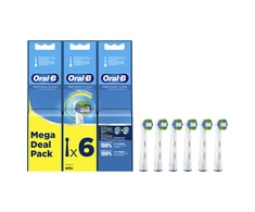 Oral-B | Precision Clean Replaceable Dantų šepetėlis Heads | Heads | Suaugusiems | Šepetėlių skaičius galvutės įeina 6 | Baltas