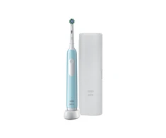 Braun Oral-B | Elektrinis dantų šepetėlis su Travel Case | Pro Series 1 | Įkraunamas | Suaugusiems | Šepetėlių skaičius galvutės įeina 1 | Number of teeth brushing modes 3 | Caribbean Mėlyna