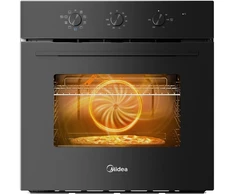 Orkaitė Midea MBO65M80M1-BK Oven, Built-in, Electric, Plotis 59.5 cm, Touch Ekranas, Juodas | Midea