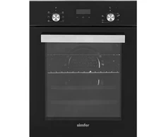 Orkaitė Simfer Oven | 4207DERSP.1 | 47 L | Multifunctional | Manual | Pop-up knobs | Height 59.5 cm | Plotis 45 cm | Juodas