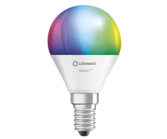 Ledvance SMART+ WiFi klasikinė mini lemputė RGBW daugiaspalvė 40 5W 2700-6500K E14 | E14 | 5 W | RGBW | Bevielis internetas