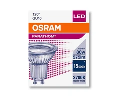 Osram Parathom Reflector LED 80 nepritemdytas 36° 6,9W/827 GU10 lemputė