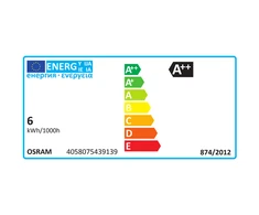 Osram Parathom Classic LED Filament 60 nepritemdytas 6W/827 E14 lemputė | E14 | 6 W | Šiltas Baltas