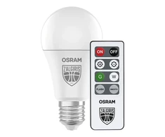 Osram 9,5W LED lemputė ŽALGIRIS EDITION, E27, 2700K/žalia šviesos sp., dimeriuojama