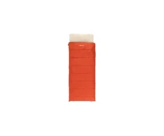 Outwell Contour Lux Raudona | Sleeping Bag | 220 x 85 cm | -19 to 15 °C | Right Zipper