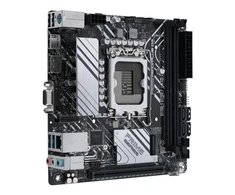 Pagrindinė plokštė Asus | PRIME H610I-PLUS D4-CSM | Procesorių šeima Intel | Procesoriaus lizdas LGA1700 | DDR4 DIMM | Atminties lizdai 2 | Palaikomos standžiojo disko sąsajos SATA, M.2 | SATA jungčių skaičius 4 | Mikroschemų rinkinys Intel H610 | Mini ITX