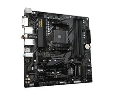 Pagrindinė plokštė Gigabyte Gigabaitas | B550M DS3H AC 1,0/1,1/1,2/1,3/1,5 M/B | Procesorių šeima AMD | Procesoriaus lizdas AM4 | DDR4 DIMM | Atminties lizdai 4 | Palaikomos standžiojo disko sąsajos SATA, M.2 | SATA jungčių skaičius 4 | Lustų rinkinys AMD B550 | Mikro ATX