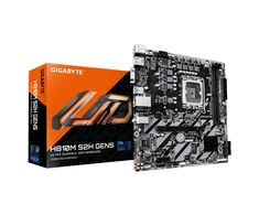 Pagrindinė plokštė Gigabyte H810M S2H GEN5 | Processor family Intel | Processor socket LGA1851 | DDR5 | Supported hard disk drive interfaces SATA, M.2 | Number of SATA connectors 4