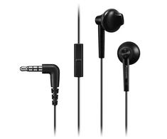 Į ausis įstatomos ausinės su mikrofonu Panasonic RP-TCM55E-W, Baltos