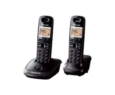 Panasonic | Belaidis | KX-TG2512FXT | Integruotas ekranas | Skambintojo ID | Juodas | Konferencinis skambutis | Telefonų knygelės talpa 50 įrašų | Garsiakalbis | Belaidė jungtis