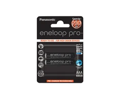 Panasonic | Rechargeable Batteries | ENELOOP Pro BK-4HCDE/2BE | AAA | 930 mAh | 2 pc(s)