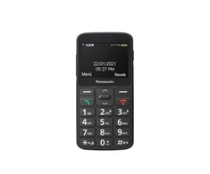„Panasonic“ | KX-TU160 | Paprastas naudoti mobilusis telefonas | TFT-LCD | USB versija USB-C | Integruota kamera | Pagrindinės kameros raiška 0,3 MP | Juodas | 69,2 g