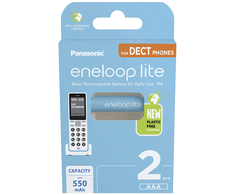 Panasonic | Rechargeable Batteries | ENELOOP Lite BK-4LCCE/2DE | AAA | 550 mAh | 2 pc(s)