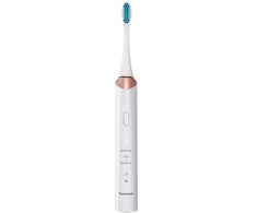 Panasonic | Sonic Elektrinis dantų šepetėlis | EW-DC12-W503 | Įkraunamas | Suaugusiems | Šepetėlių skaičius galvutės įeina 1 | Number of teeth brushing modes 3 | Sonic technology | Golden Baltas