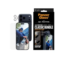 Panzer Glass „PanzerGlass 2-in-1“ klasikinis rinkinys | Ekrano apsauga / objektyvo apsauga | „Apple“ | „iPhone 17 Pro Max“ | Skaidri
