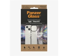Panzer Glass PanzerGlass | ClearCase su Juodas rėmeliu | Byla | Apple | iPhone 14/13 | Juodas | Karinio laipsnio standartas; Atsparus įbrėžimams; Atsparus smūgiams; Antibakterinis; 100% perdirbta rėmo medžiaga