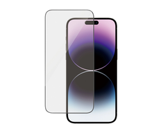 Panzer Glass PREMIUM TEMPERED biometrinio stiklo ekrano apsauga pilnas dangtelis iPhone 2022 6.7'' Pro Max UWF wA AB (Juodas)