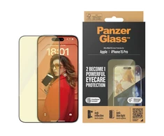 Panzer Glass PanzerGlass | Ekrano apsauga | Apple | iPhone 15 Pro | Stiklas | Išvalyti | Itin platus pritaikymas; Lengvas montavimas; Atsparus pirštų atspaudams; Anti-mėlynas šviesa; Neatspindintis; Apsaugo nuo pageltimo | Akių priežiūra