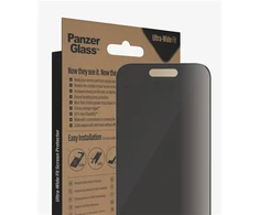 Panzer Glass PanzerGlass | Ekrano apsauga | Apple | iPhone 14 Pro | Stiklas | Juodas | Itin platus pritaikymas; Lengvas montavimas; Privatumo filtras; Atsparus pirštų atspaudams | Privatumas