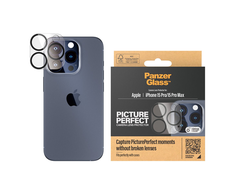 Panzer Glass PanzerGlass | PicturePerfect | Objektyvo apsauga | Apple | iPhone 15 Pro / 15 Pro Max | Stiklas | Juodas
