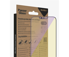 Panzer Glass PanzerGlass | Ekrano apsauga | Apple | iPhone 14 Plus/13 Pro Max | Stiklas | Juodas | Itin platus pritaikymas; Atsparus įbrėžimams; Atsparus smūgiams; Lengvas montavimas; Anti-mėlynas šviesa; Akių apsauga; Deimantų stiprumas; Antibakterinis; Atsparus pirštų atspaudams | Anti-mėlynas Šviesa