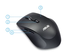 Asus | WT425 | Wireless | Pelė | Juodas/Charcoal
