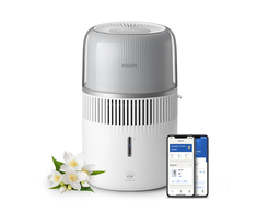 Philips | Oro drėkintuvas | HU5710/00 5000 serija | Vanduo bako talpa 4,5 l | Tinka iki 56 m² patalpoms | NanoCloud technologija | Drėkinimo našumas 400 ml/val. | Baltas