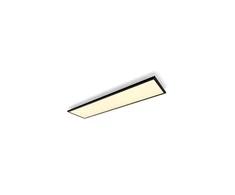 Lubinis šviestuvas Philips Hue Aurelle rectangular panel light, Juodas, 120 x 30 cm | 2200-6500 Hue Baltas Ambiance