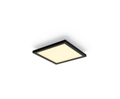 Sieninis šviestuvas Philips Hue Aurelle square panel light, Juodas | 2200-6500 Hue Baltas Ambiance
