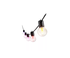 Philips Hue Hue Festavia Globe Outdoor String Lights, 14m Extension | 30 W