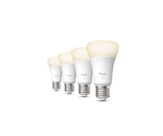 Philips Hue W 810 A60 4P EU | E27 | Warm to cool baltas light | Bluetooth, Zigbee