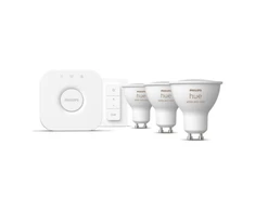 Philips Hue "White and Colour" GU10 Lempučių rinkinys, 3 vnt + reguliatoriaus jungiklis
