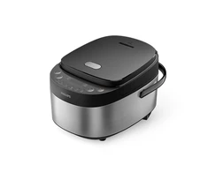Philips Mini rice cooker | HD3093/80 3000 series | 600 W | 0.85 L | Number of programs 8 | Stainless Steel/Juodas