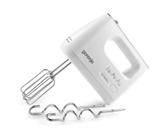 Plakiklis Gorenje | Mixer | M550CSDC | Hand Mixer | 400 W | Greičių skaičius 5 | Turbo mode | Chopper | Baltas