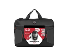 PORT DESIGNS | PREMIUM PACK 17.3 | Messenger - Briefcase | Juodas