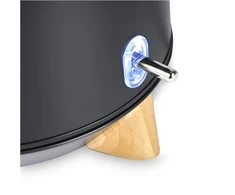 Princess Pure Virdulys | 236061 | Electric | 3000 W | 1.7 L | Nerūdijantis plienas | 360° rotational base | Juodas