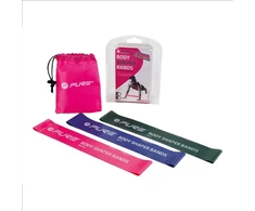 Pure2Improve | Body Shaper Bands, Set of 3 | Žalias, Rožinė and Violetinė