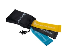 Pure2Improve | Body Shaper Bands, Set of 3 | Juodas, Mėlyna and Geltona