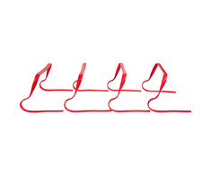 Pure2Improve | Flexible Hurdle Set (21cm) | Raudona
