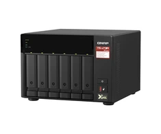 Serveris QNAP | 6 lizdų QTS ir QuTS hero NAS | TS-673A-8G | Iki 6 HDD/SSD su karšto keitimo funkcija | AMD Ryzen | Ryzen V1500B keturių branduolių | Procesoriaus dažnis 2,2 GHz | 8 GB | DDR4