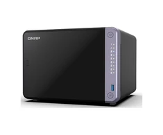 Serveris QNAP Ekonomiškas 6 skyrių 10 GbE NAS | TS-632X-4G | Alpinis | AL524 | Procesoriaus dažnis 2 GHz | 4 GB | DDR4 SODIMM | 120W adapteris (12VDC), 100-240VAC